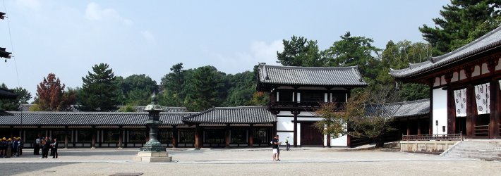 Horyuji-Tempel in Nara. Teil des UNESCO Weltkulturerbe Japan