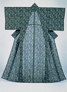 blauer Kimono