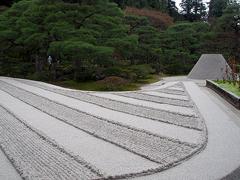 Steingarten im Jishoji Tempel Kyoto