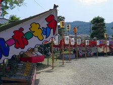 Essensstände beim Saga Arashiyama Festival