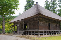 Motsuji-Tempel in Hiraizumi.