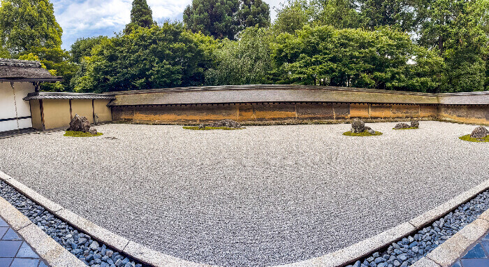 Steingarten des Ryoanji-Tempels
