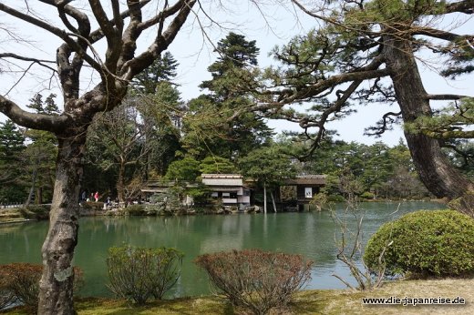 Kanazawas großer Kenroku-en Garten JapanLiveMaerz