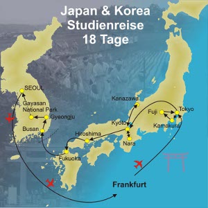 Japan & Korea Studienreise, 18 Tage