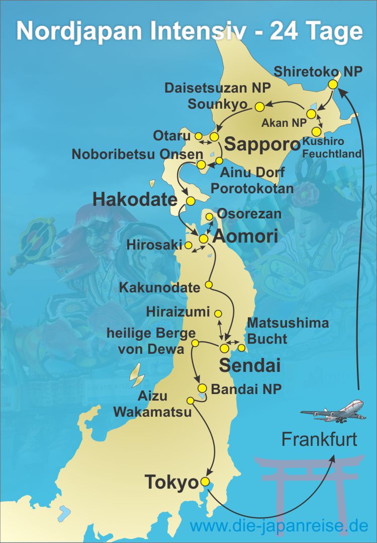 Nordjapan Intensiv - 24 Tage