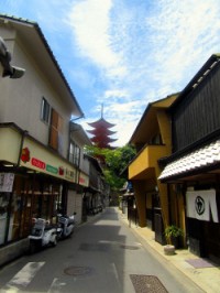 Heilige Insel Miyajima vor Hiroshima