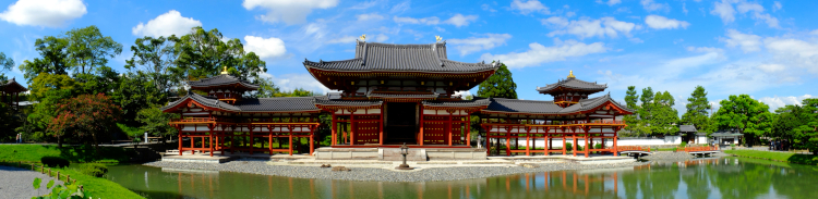 Banner Bild Phönixhalle des Byodoin Tempels in Uji
