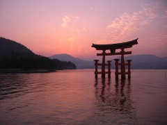 Schwimmendes Torii