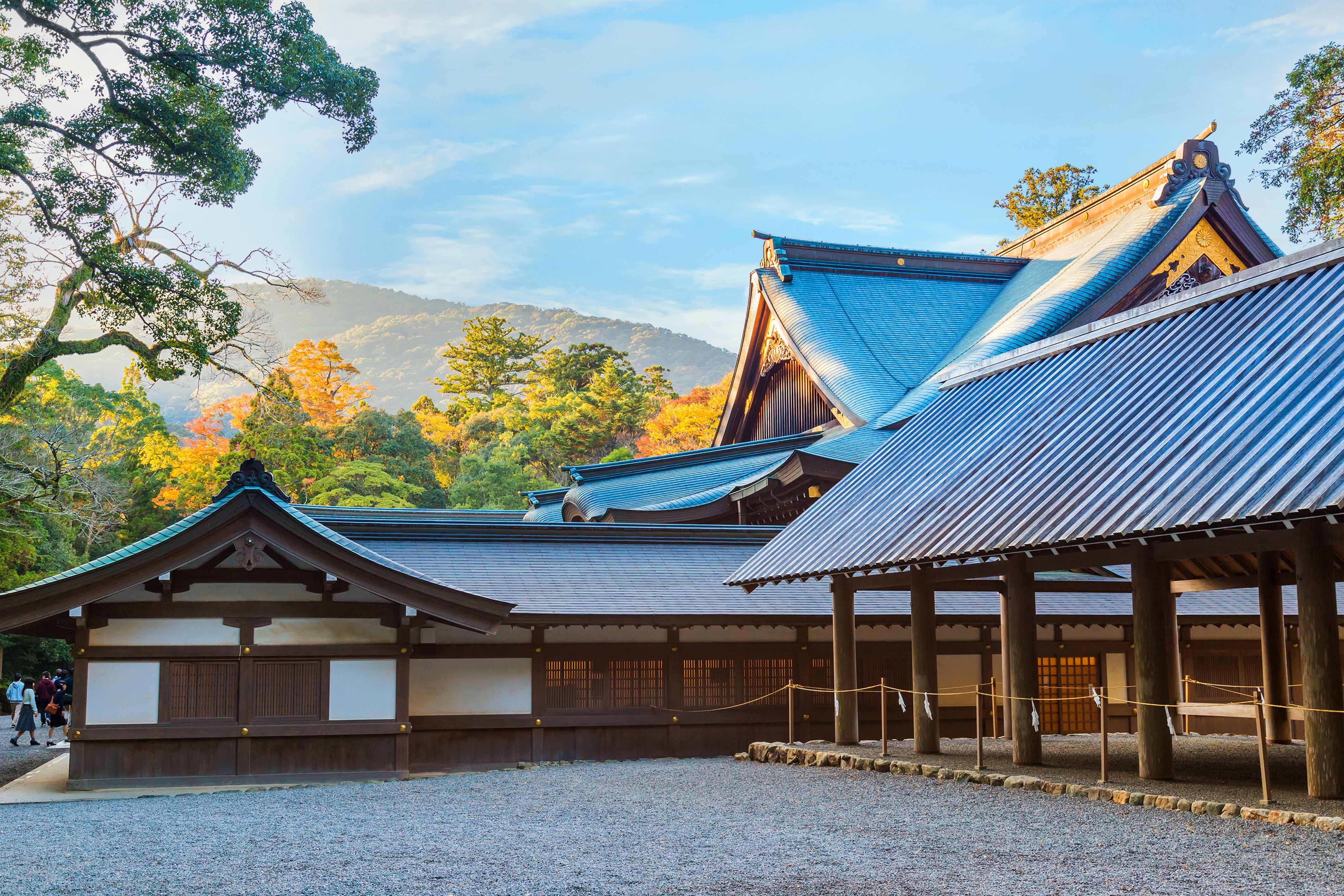 Dieser Shinto-Schrein wurde zur Tradition alle 20 Jahre ab- und wieder aufgebaut.